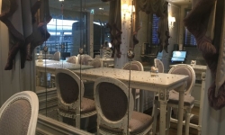 Miroir en verre pour restaurant